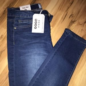 Dark wash denim jeans